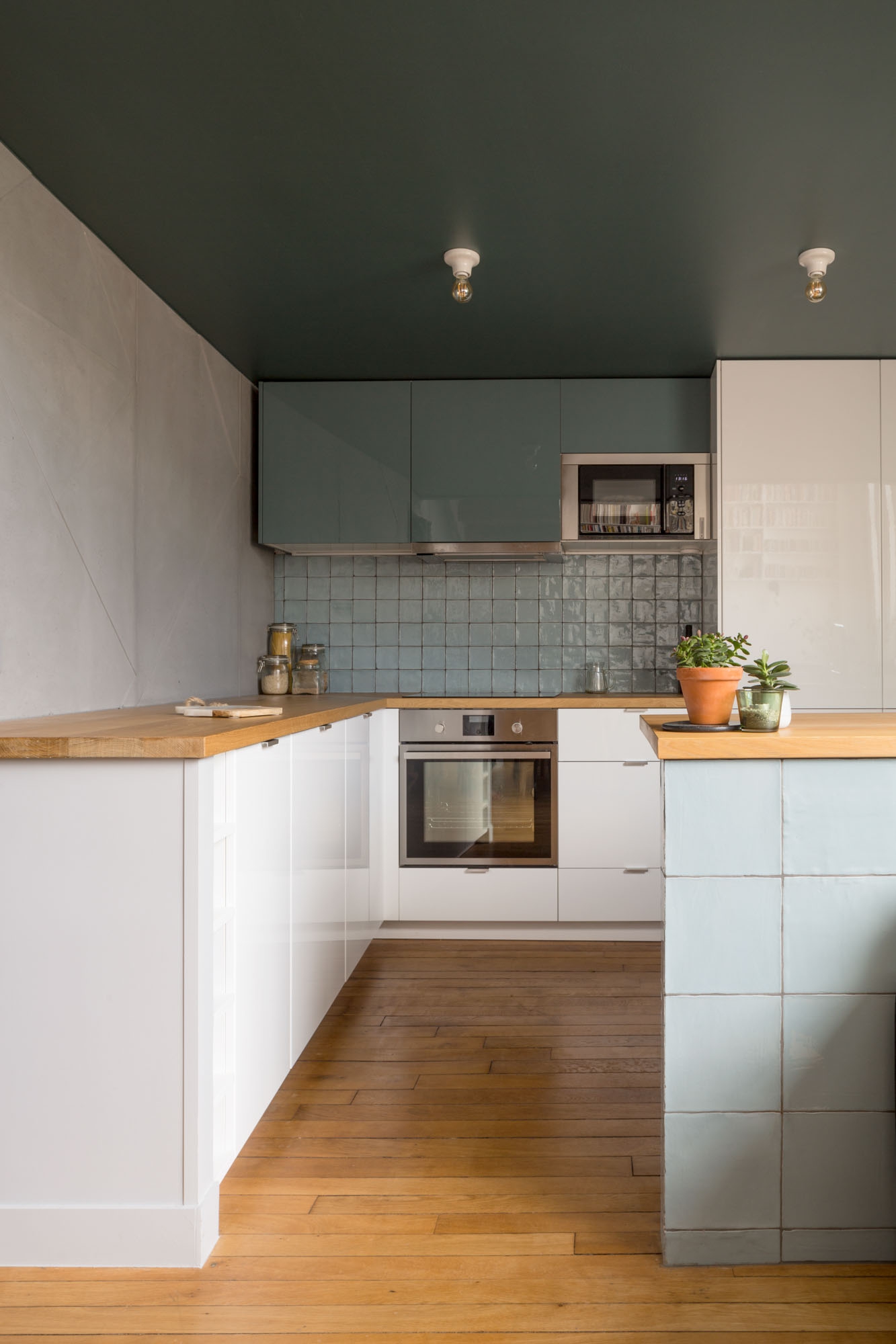 Kitchen design in concrete