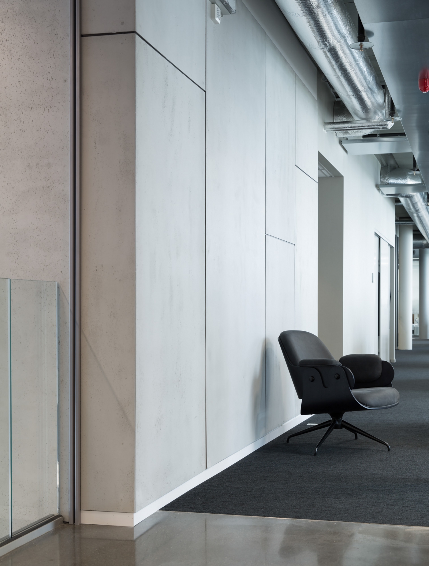 Panneau béton mur intérieurs aménagement de bureaux