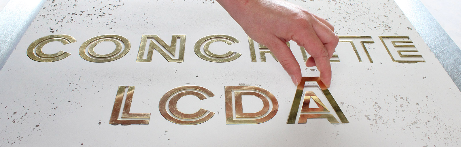 Logo Concrete LCDA - innovations béton pour le design d'intérieur